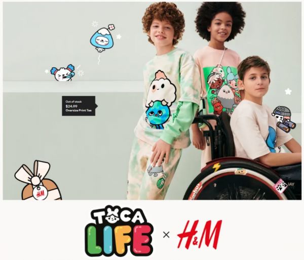 2022年Toca Life World 联合H&M