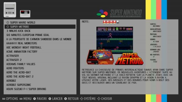 RecalBox, juegos retro