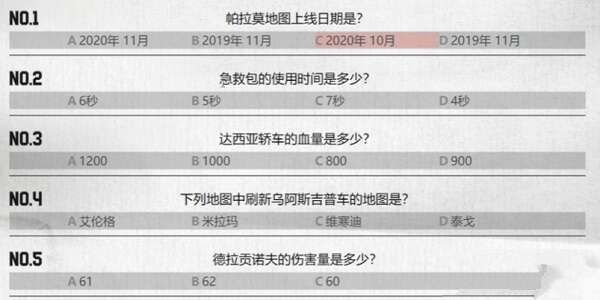 pubg重返故地答题答案大全 pubg知识竞赛全题目答案汇总[多图]图片3