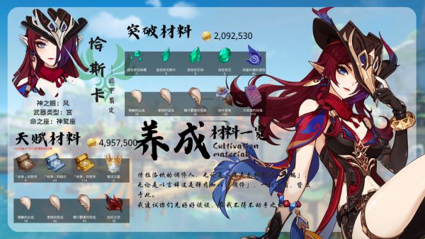 【原神】V5.2攻略 | 恰斯卡养成材料收集，开启角色养成之旅！