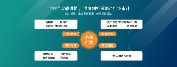 审计菁英高级实操课——游戏行业审计案例分享