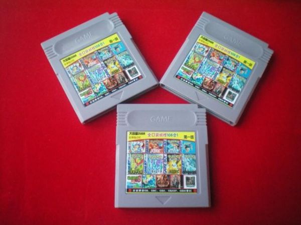 GBC、GB、GBA SP游戏卡带 GBC 全口袋 合卡108合1 【怀旧经典】