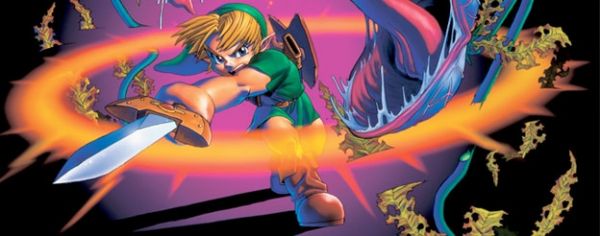 Nintendo's highly acclaimed adventure brings the classic series into the third dimension. After a nightmare involving a certain young princess and the evil thief Ganondorf, series hero Link wakes up in his home village tucked away behind the mysterious Lost Woods. The only Kokiri without a fairy, Link soon meets up with his new traveling companion, the winged Navi, and sets out on the adventure of his life. The quest, which inevitably turns into a rescue mission for Princess Zelda, leads players through dark dungeons, picturesque villages, into the heart of a volcano, to the bottom of a lake, through a haunted desert, deep into a magical forest, into a giant tree, the belly of a beast, and even through time.