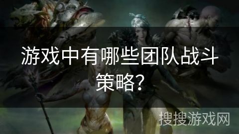 游戏中有哪些团队战斗策略？