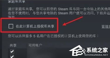 Steam看不到家庭共享游戏怎么办