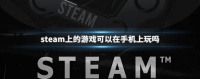 steam上的游戏可以在手机上玩吗 steam上的游戏在手机上玩方法