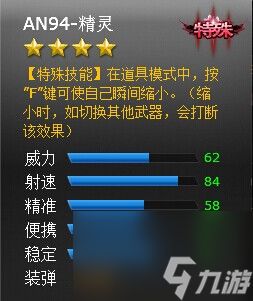 火线精英AN94精灵特殊武器属性介绍