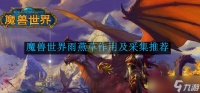 《魔兽世界》雨燕草效果及采集推荐