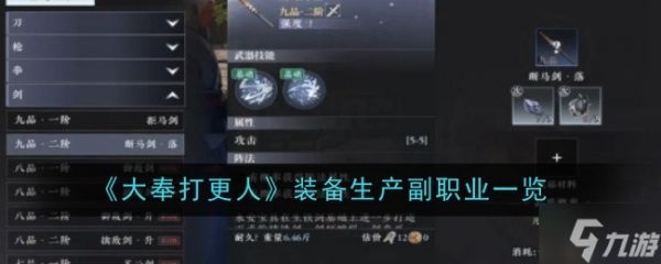 <a id='link_pop' class='keyword-tag' href='https://www.9game.cn/dfdgr/'>大奉打更人手游</a>副职业哪个好 6大副职业分析推荐