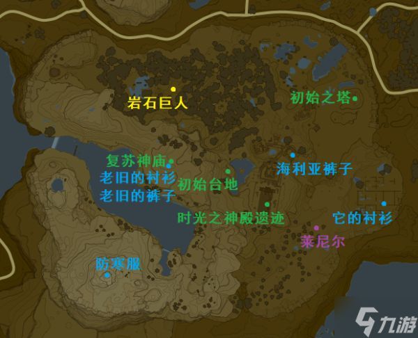 《塞尔达传说荒野之息》全地图收集品及怪物位置一览