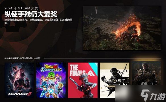 Steam年度大奖提名公开：《黑神话》喜提三项提名！