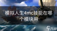 模拟人生4mc技能在哪个模块用