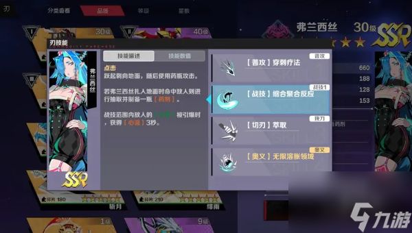 刃境弗兰西斯技能是什么