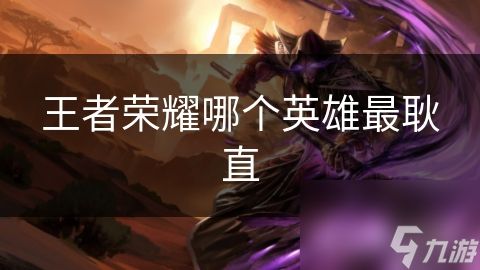 王者荣耀哪个英雄最耿直