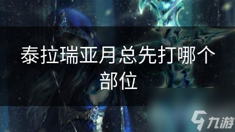 泰拉瑞亚月总先打哪个部位