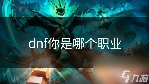 dnf你是哪个职业