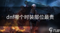 dnf哪个时装部位最贵