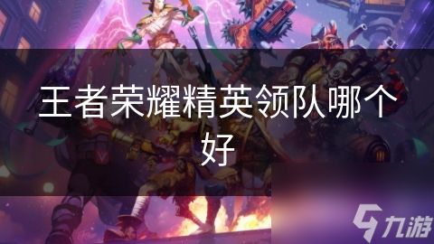 王者荣耀精英领队哪个好
