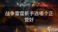 战争雷霆新手选哪个正营好