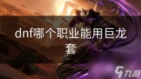 dnf哪个职业能用巨龙套