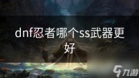 dnf忍者哪个ss武器更好
