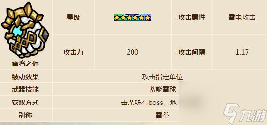 《英勇之地》雷拳介绍