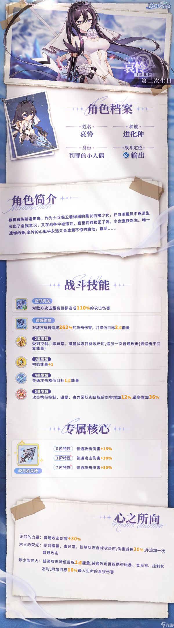 冒险小分队【少女初见&活动爆料】第二次生日——哀怜(内含礼包码)