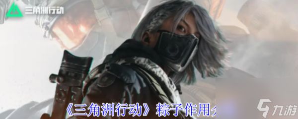 《三角洲行动》粽子作用介绍