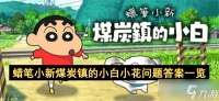 蜡笔小新煤炭镇的小白小花问题答案是什么