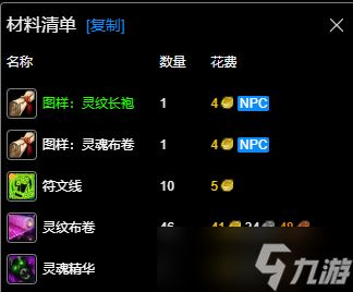 《魔兽世界》wlk裁缝340-350最省材料攻略