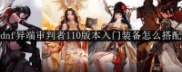 DNF人造神版本异端审判者毕业选什么装备