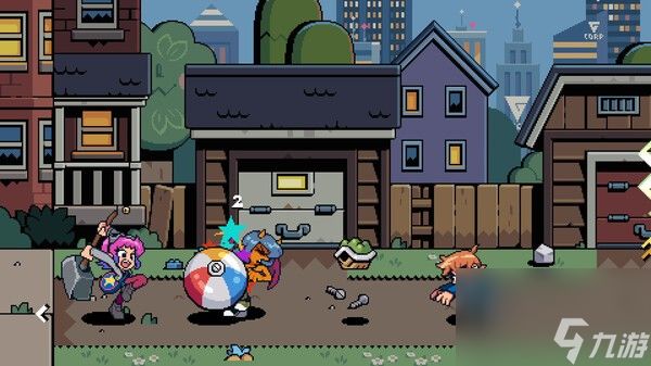 2D像素冒险游戏《Scott Pilgrim EX》新预告