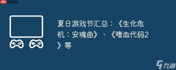 夏日游戏节汇总：《生化危机：安魂曲》、《嗜血代码2》等