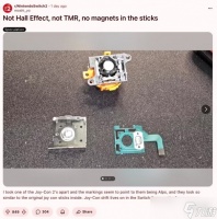 完了 玩家拆解Switch2手柄 确认未使用霍尔效应摇杆