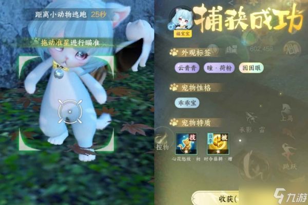 逆水寒手游宠物新体型 新异色捕捉点位推荐