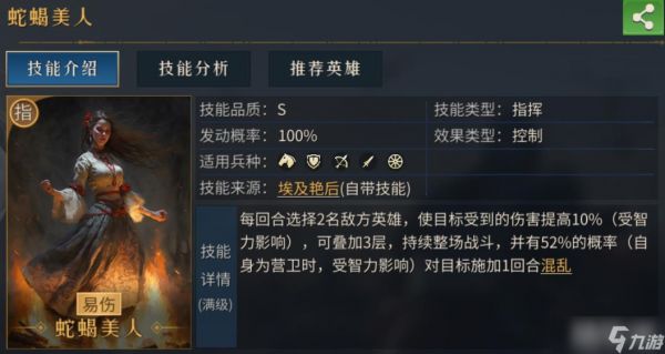 帝国：权杖与文明蛇蝎美人角色介绍