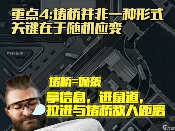 三角洲行动反制堵桥的打法思路