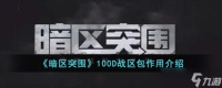 100D战区包在暗区突围中的功能解析