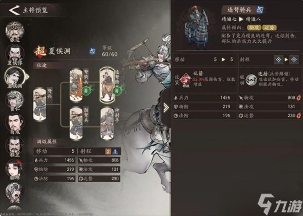 三国望神州夏侯渊培养推荐