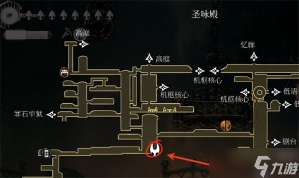 空洞骑士丝之歌如何进入白愈厅