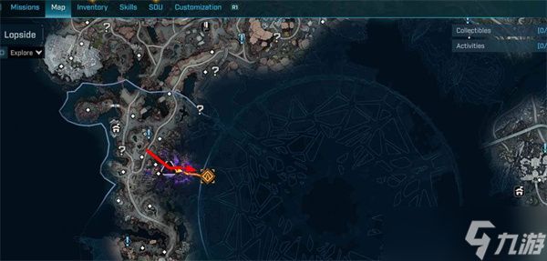 无主之地4崩塌之墙调查城墙位置一览