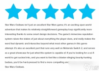 外媒给《星战 亡命之徒》NS2版满分 最棒的移植游戏