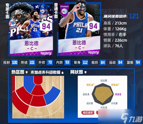 美职篮巅峰对决回忆恩比德强度怎么样