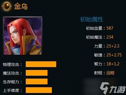 《英魂之刃》金乌技能属性详解
