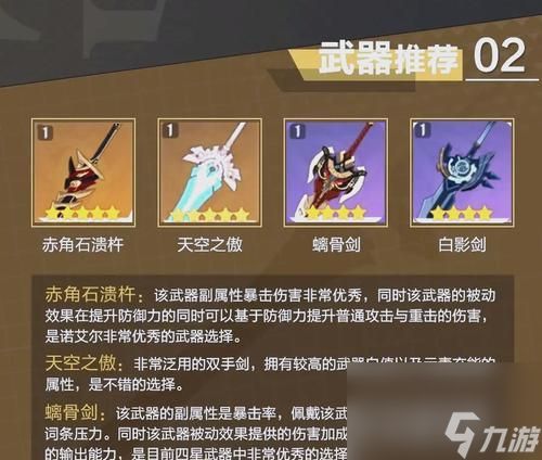 原神手游女仆武器选手指南（诺艾尔玩家必看）