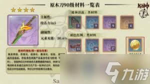原神原木刀如何制作