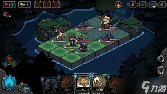 结合卡牌与战棋策略新作《黑夜轮回》推出游戏试玩版