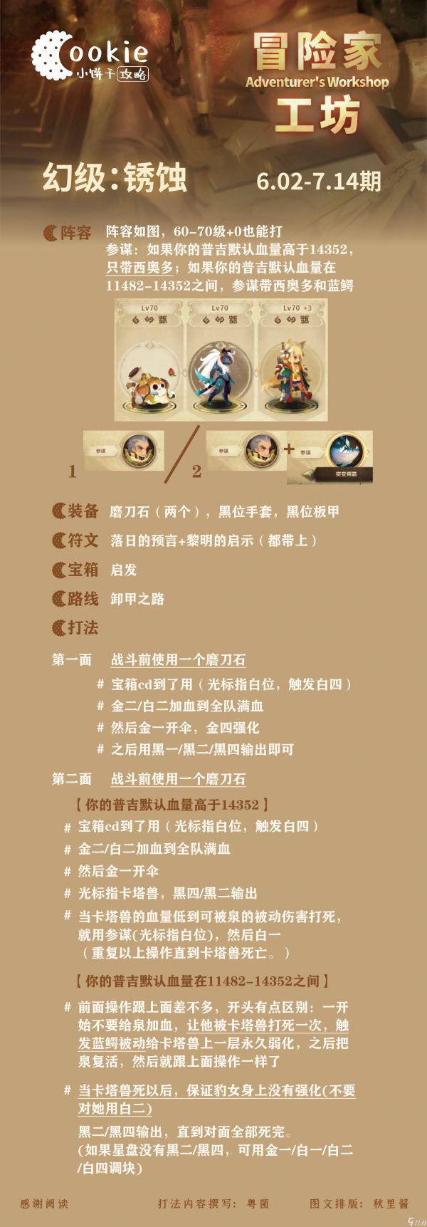 万象物语【小饼干】6.02-7.14期工坊 0加值无SP无皮肤平民攻略