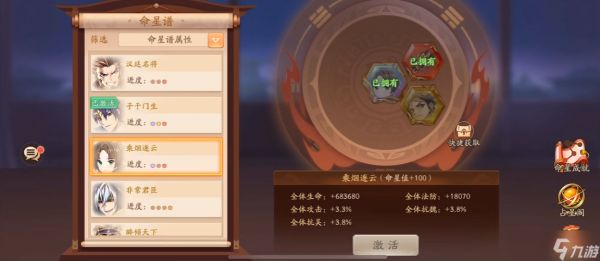 <a id='link_pop' class='keyword-tag' href='https://www.9game.cn/snsgz2/'>少年三国志2</a>命星谱怎么升星