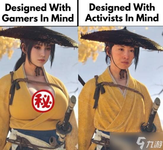玩家爆改《羊蹄山之魂》女主：只需一眼就让你心动！